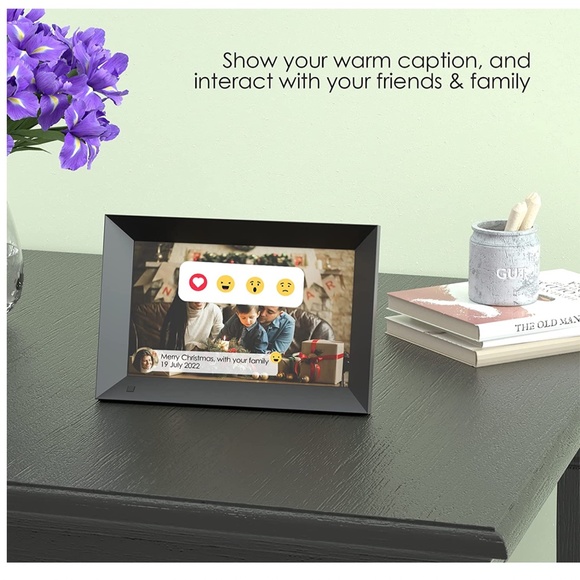 NEW HD Touch Screen Smart Cloud 10.1 Inch WiFi Photo Frame with Motion Sensor - Picture 5 of 9